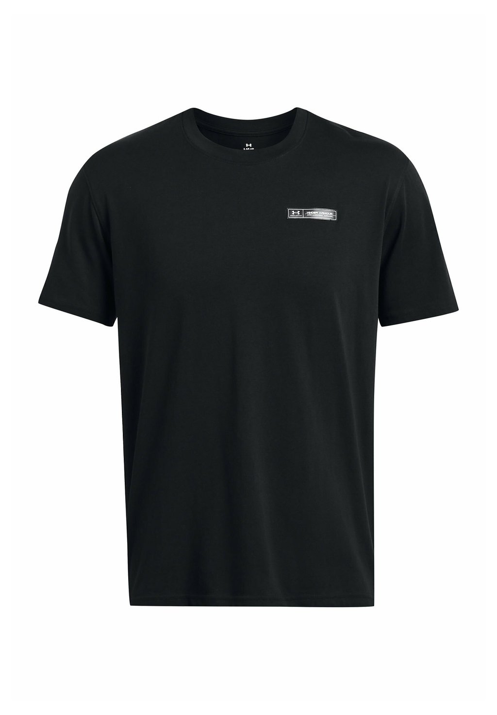 

Принт на футболке SHORT-SLEEVE GRAPH HW LABEL Under Armour, черный