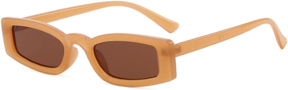 

MUTYNE Модные узкие солнцезащитные очки для женщин и мужчин, прямоугольные, винтажные, трендовый продукт, линзы, оправа, повседневные очки, защита от УФ-излучения UV400, C6