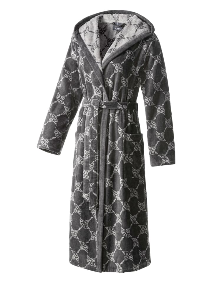 

Халат JOOP!, цвет joop! bademantel damen-kapuze 32/34, anthrazit