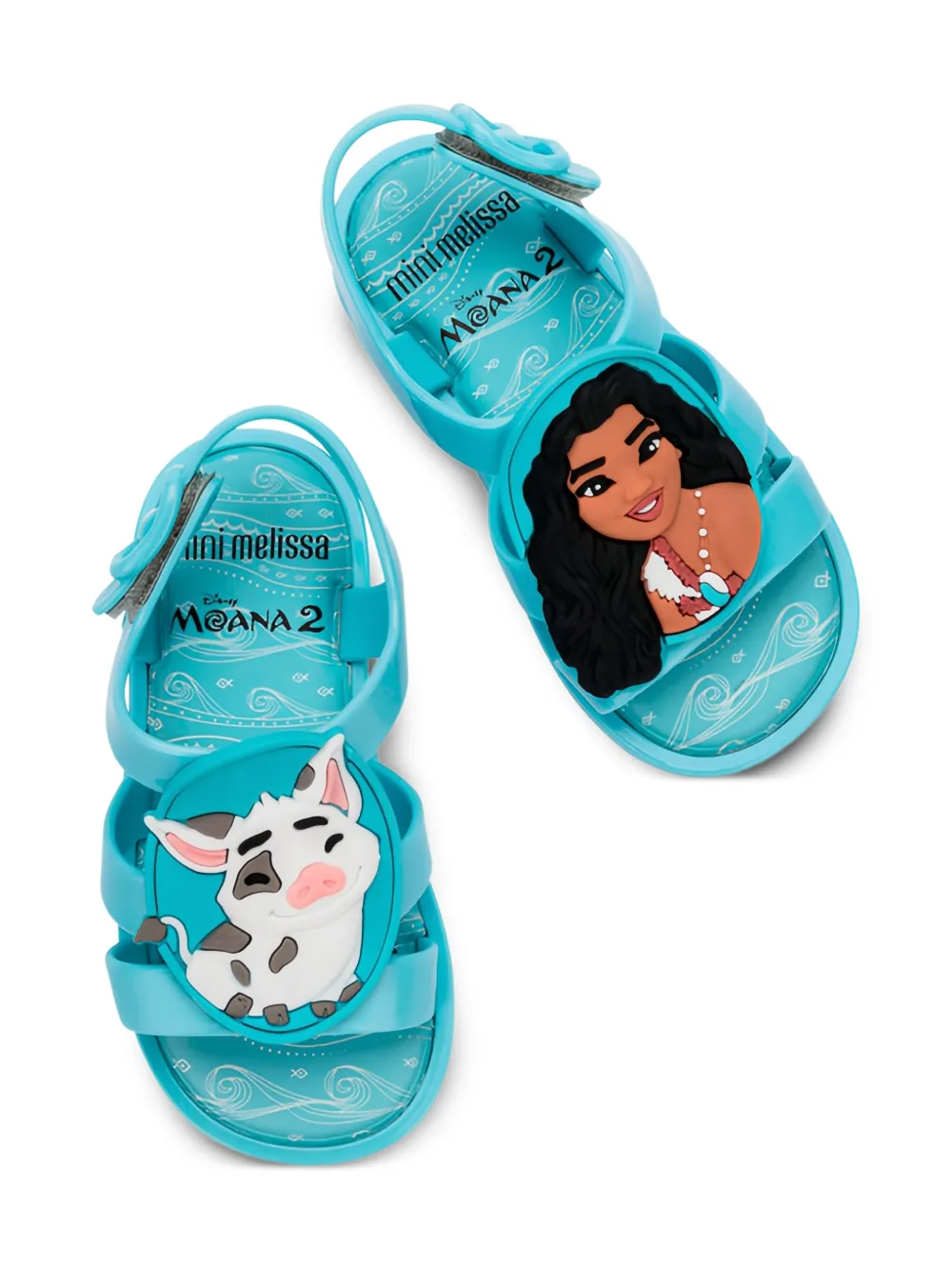 Сандалии Colorland Moana из коллаборации с Disney Mini Melissa, синий — фото 4