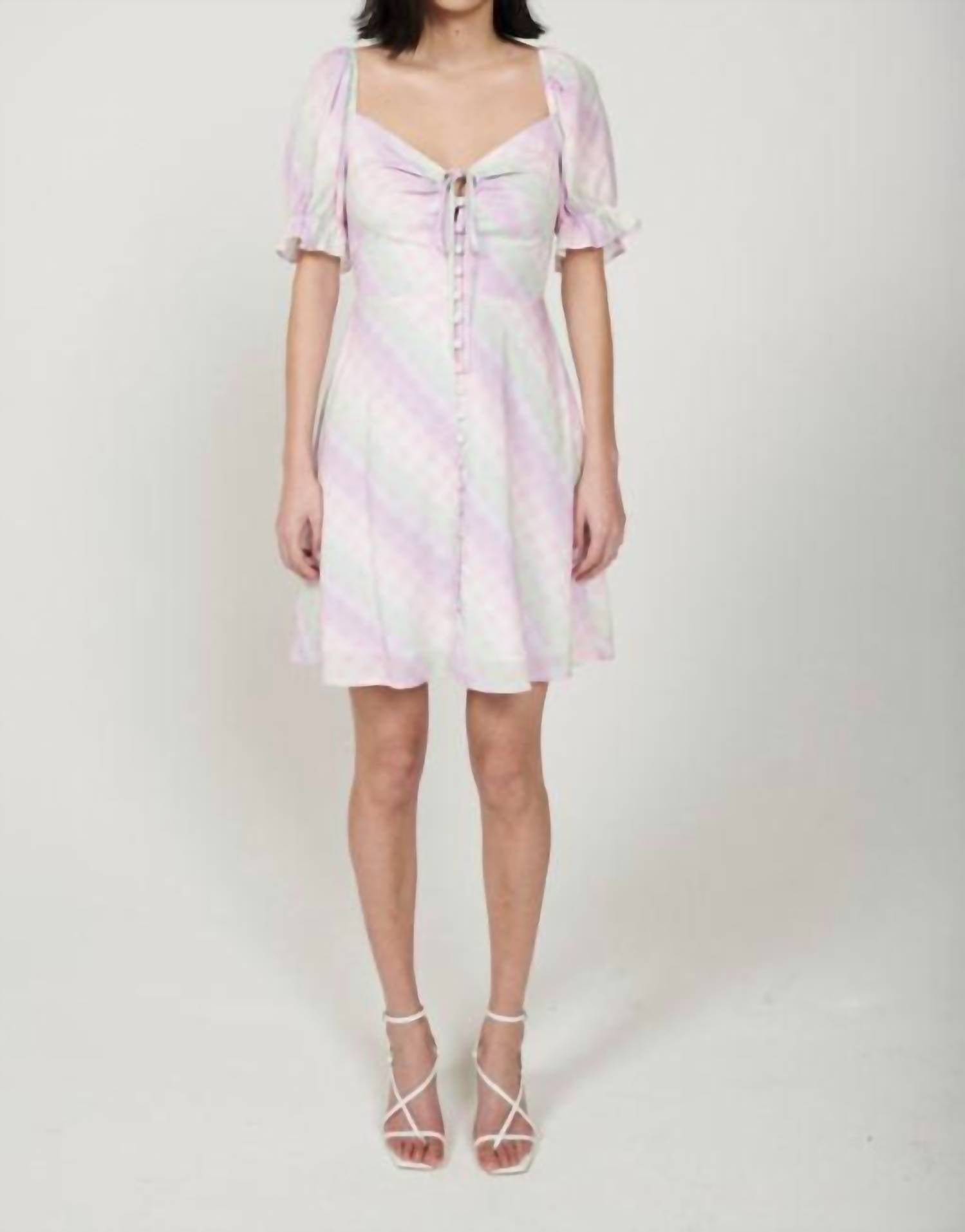 

Платье Posy в цвете Ombre Gingham Olivia Rubin