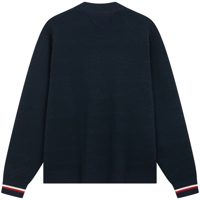 Новогодний свитер для мужчин Tommy Hilfiger, красный xmp — фото 4
