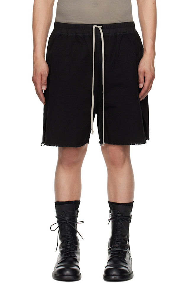 

Голливудские боксеры с длинным поясом и ширинкой на молнии Rick Owens Drkshdw, черный