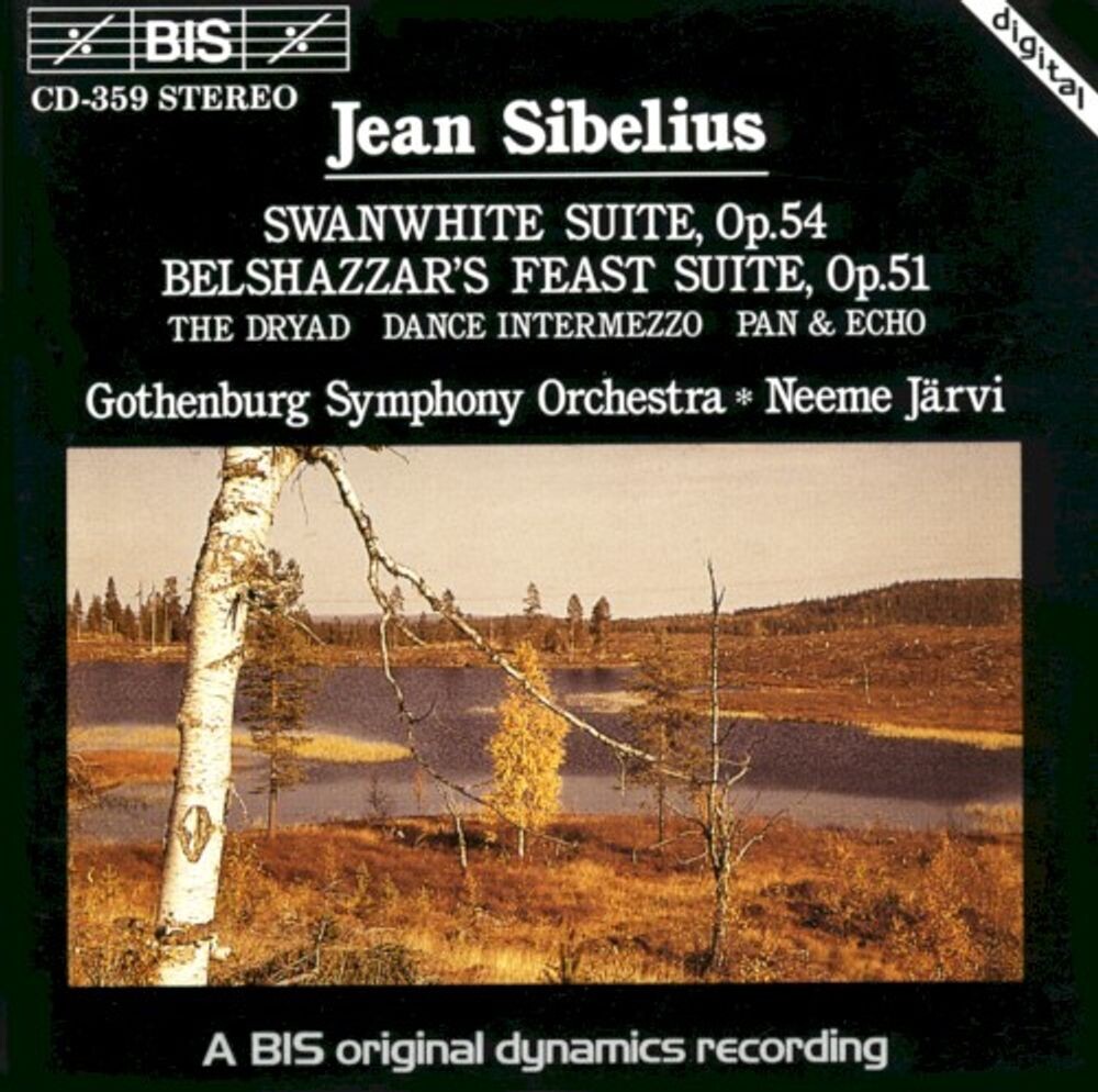 

Диск CD Sibelius: Swanwhite Suite / Belshazzar's Feast Suite - Jean Sibelius, Gothenburg Symphony Orchestra, Neeme Järvi