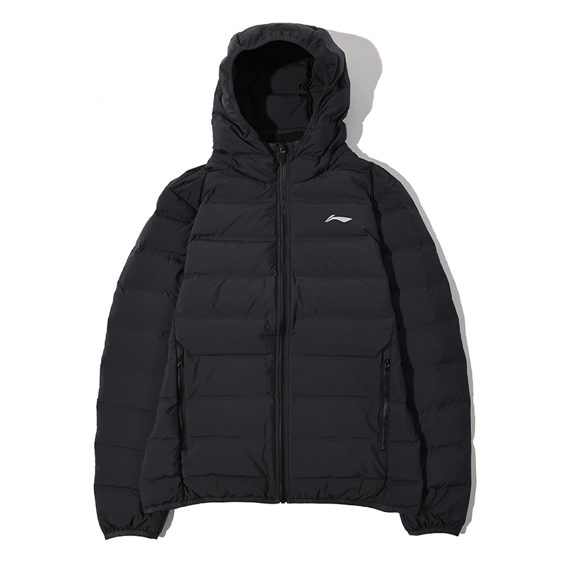 

Пуховик LiNing Sports Life Collection зимний мужской стандартный черный