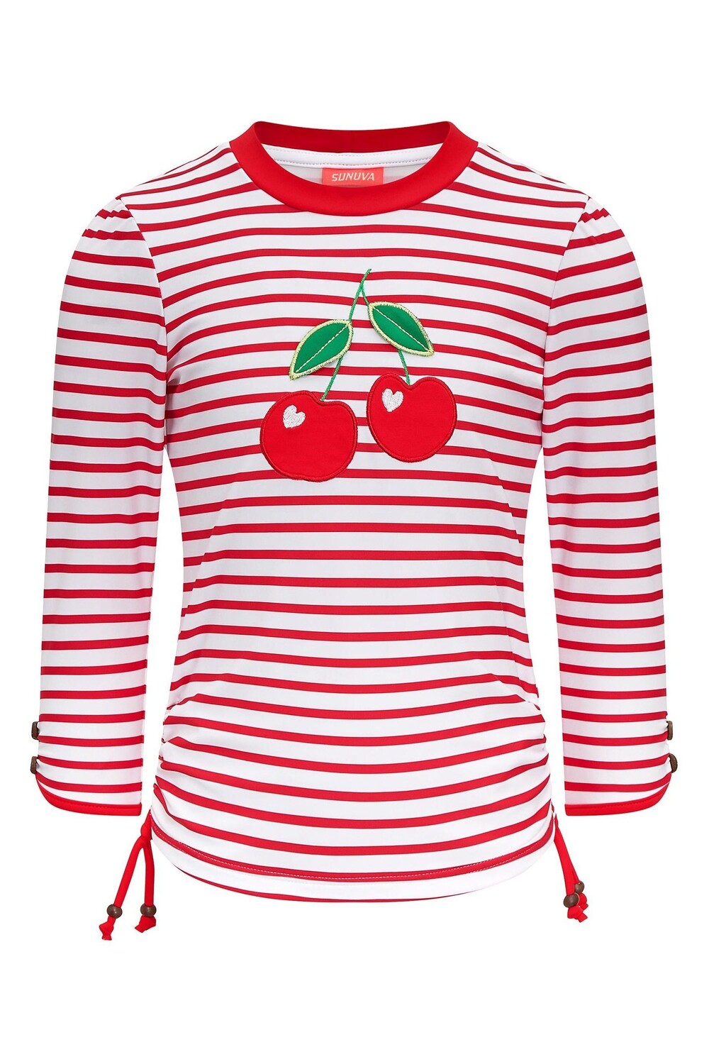 

Затененная футболка с длинными рукавами для защиты от солнца с эффектом омбре Sunuva, красный