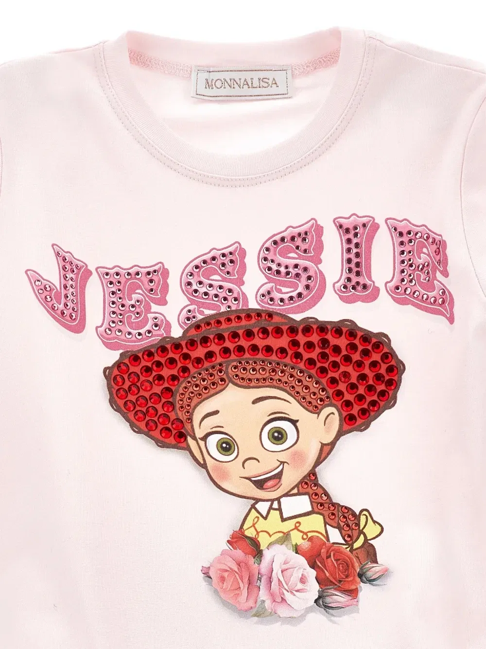 Платье Jessie с юбкой из тюля Monnalisa, розовый — фото 3