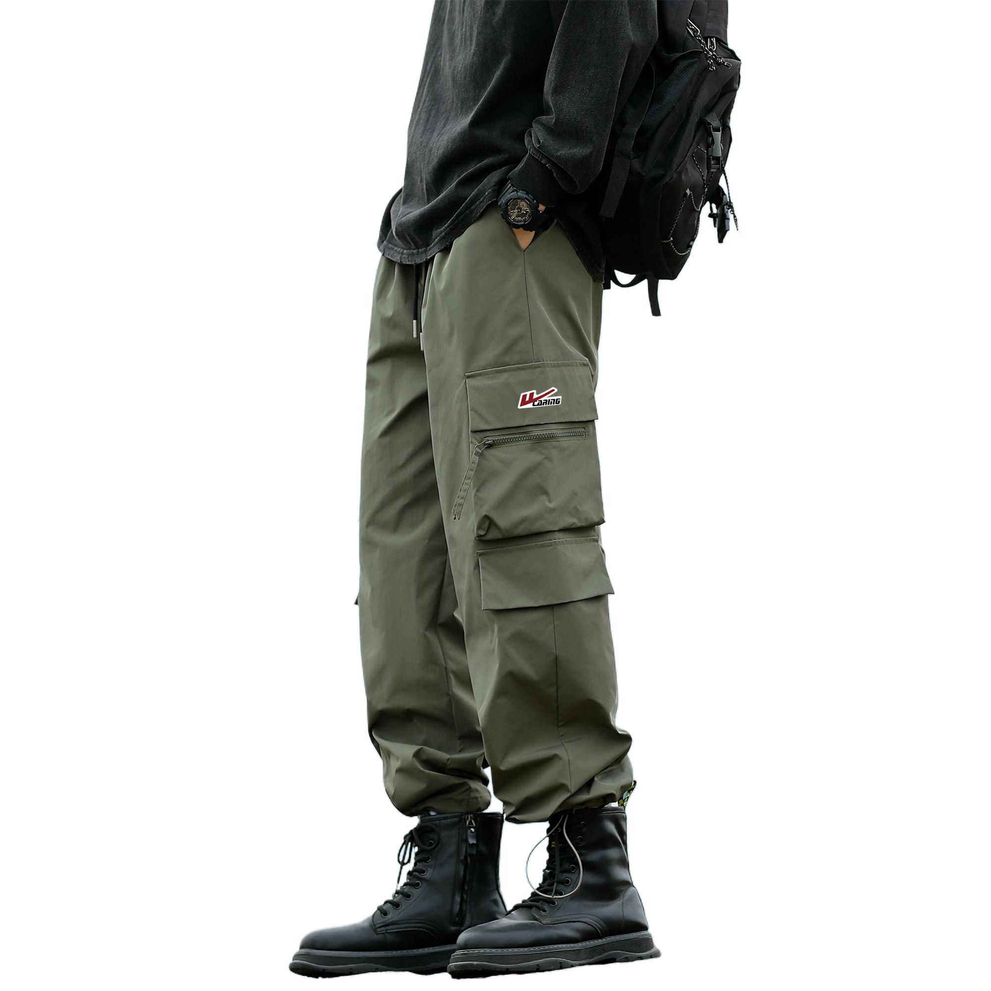 

Ветровка Pants Unisex WARRIOR, army зеленый (one-piece reversible diy badge)