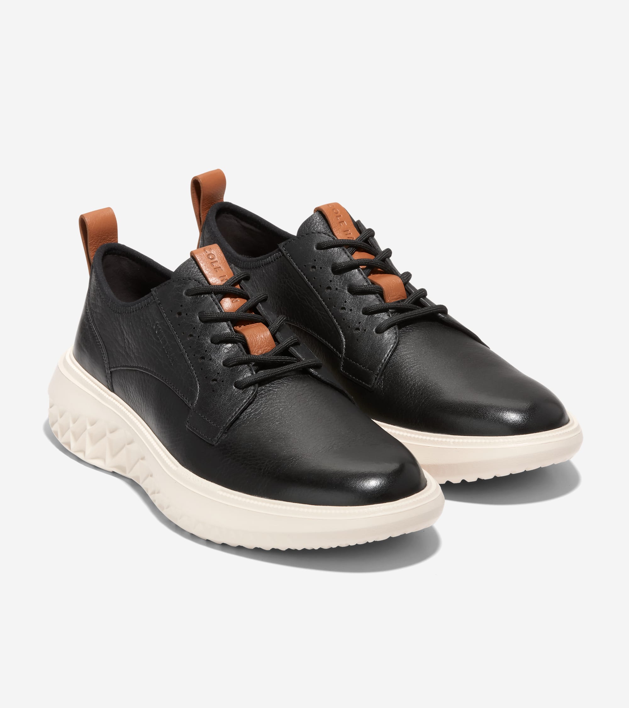 

Cole Haan Zerogrand Wfa Оксфорды с простым носком, цвет black-ivory
