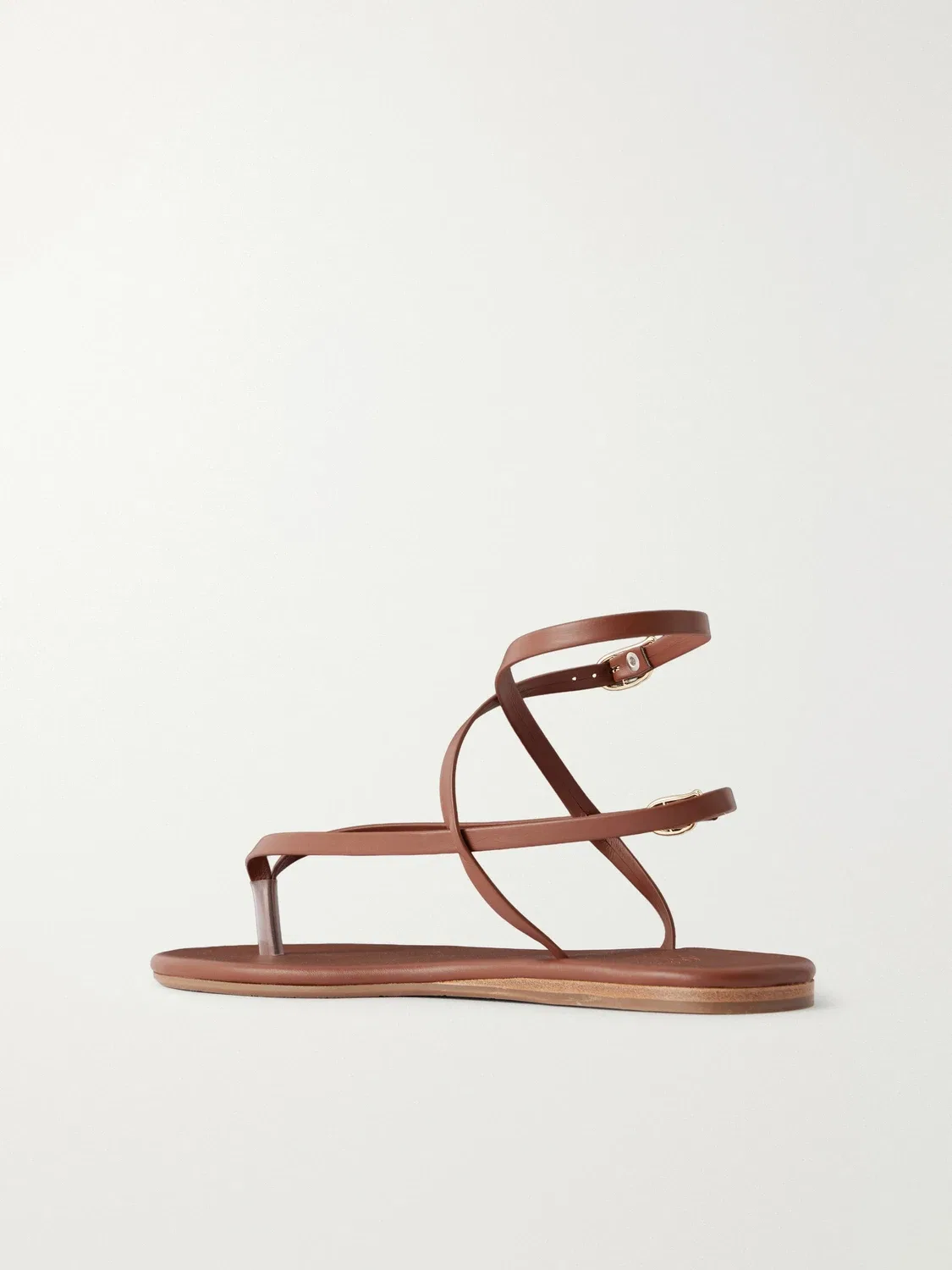 Кожаные сандалии Kallisti Ancient Greek Sandals, коричневый — фото 3