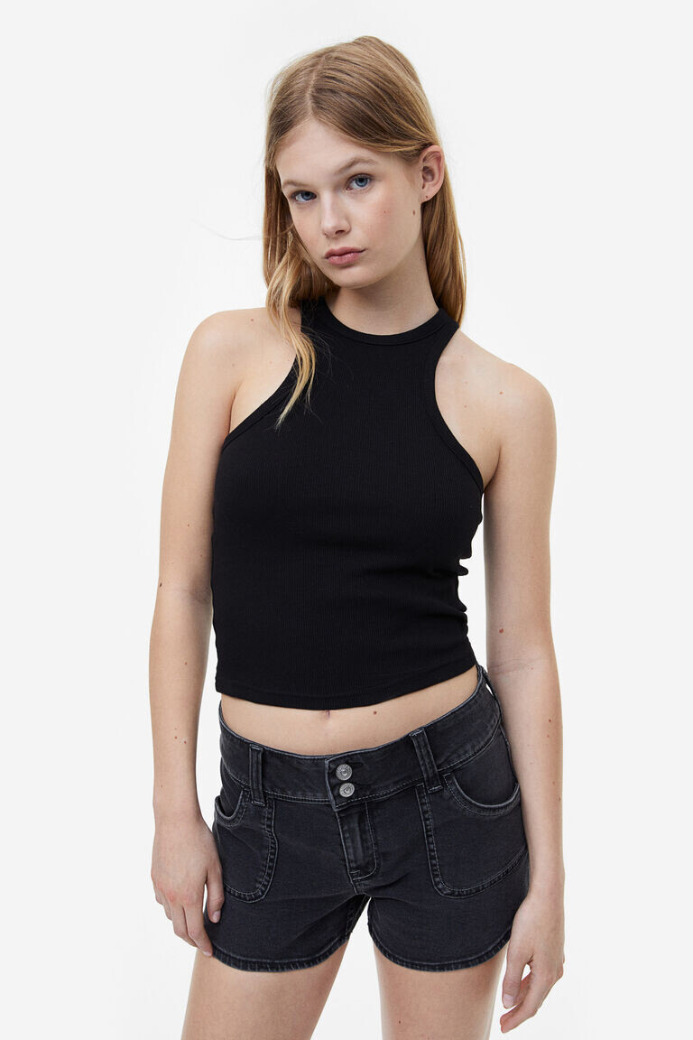 

Обычные джинсовые шорты H&M, серый