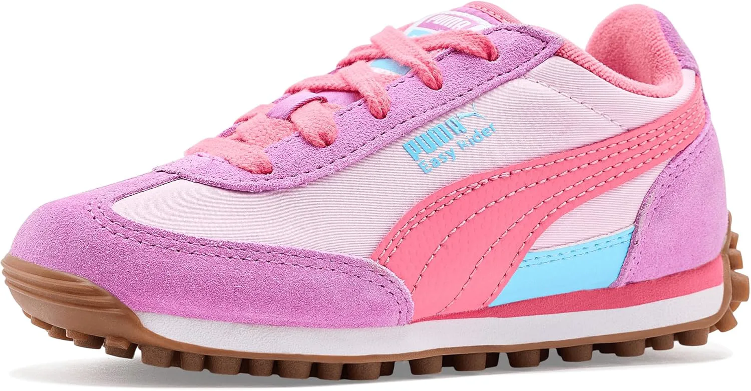 Кроссовки PUMA Easy Rider для детей (маленькие дети), унисекс, розовый/розовый