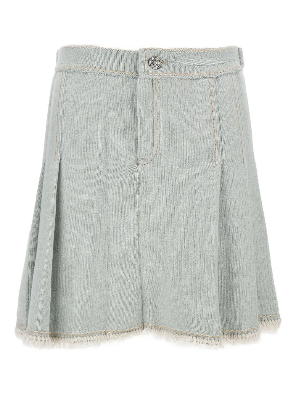 

Юбка с плиссировкой и пряжкой Barrie, зеленый