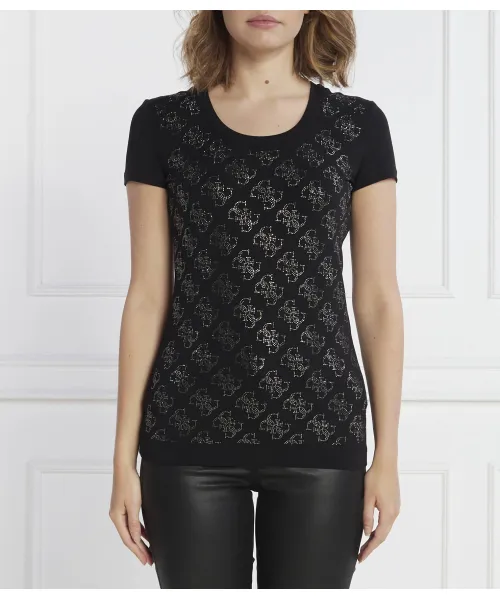 

Футболка Slim fit Guess Jeans, черный