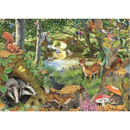 

Пазлы Riverside Glade Big 500 Puzzle