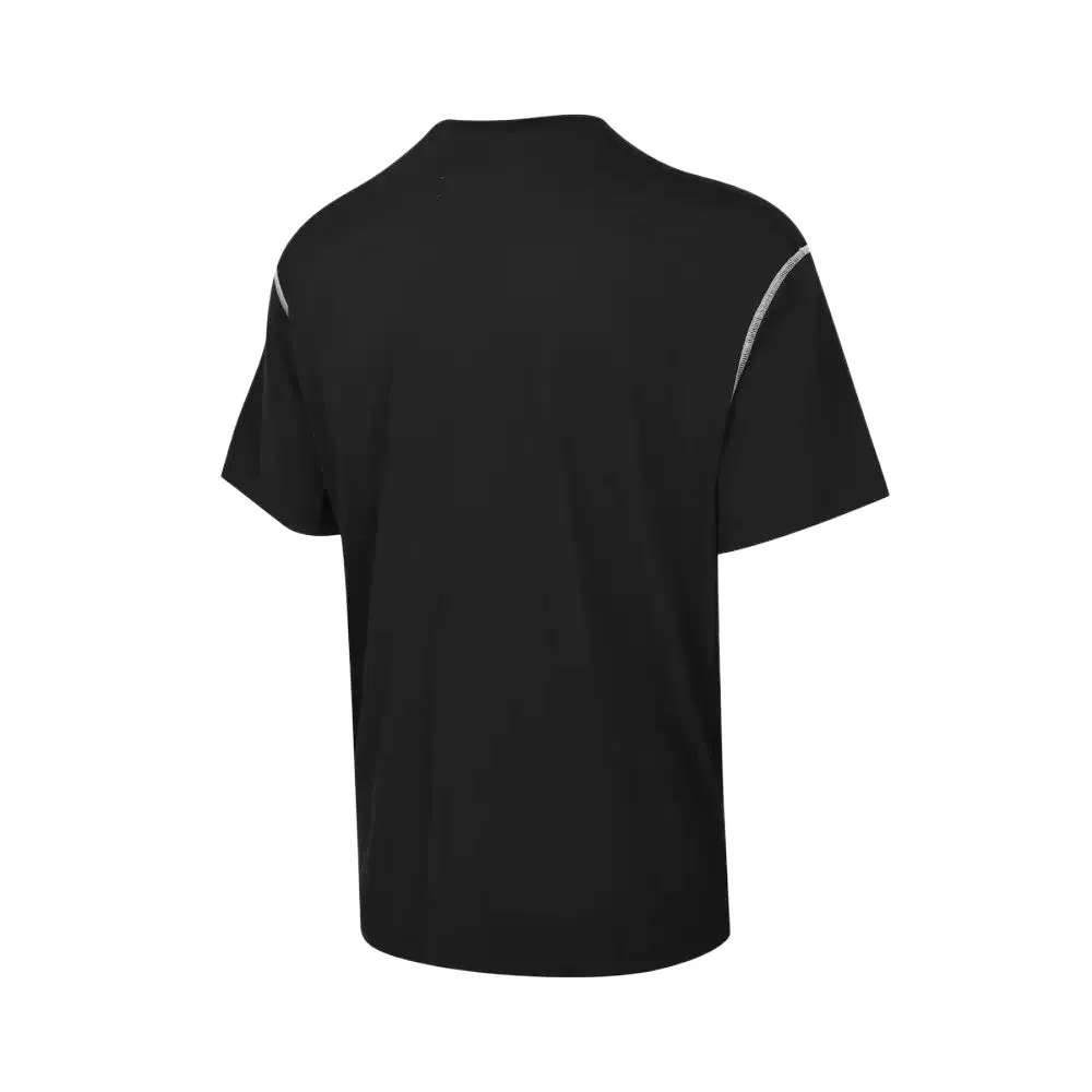 Футболка мужская black crew neck moderate Adidas — фото 3
