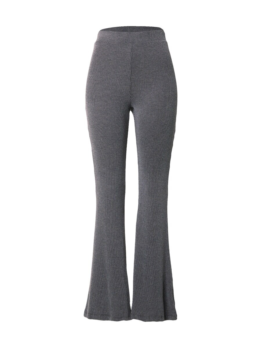

Тканевые брюки Monki Flared Pants, пятнистый черный