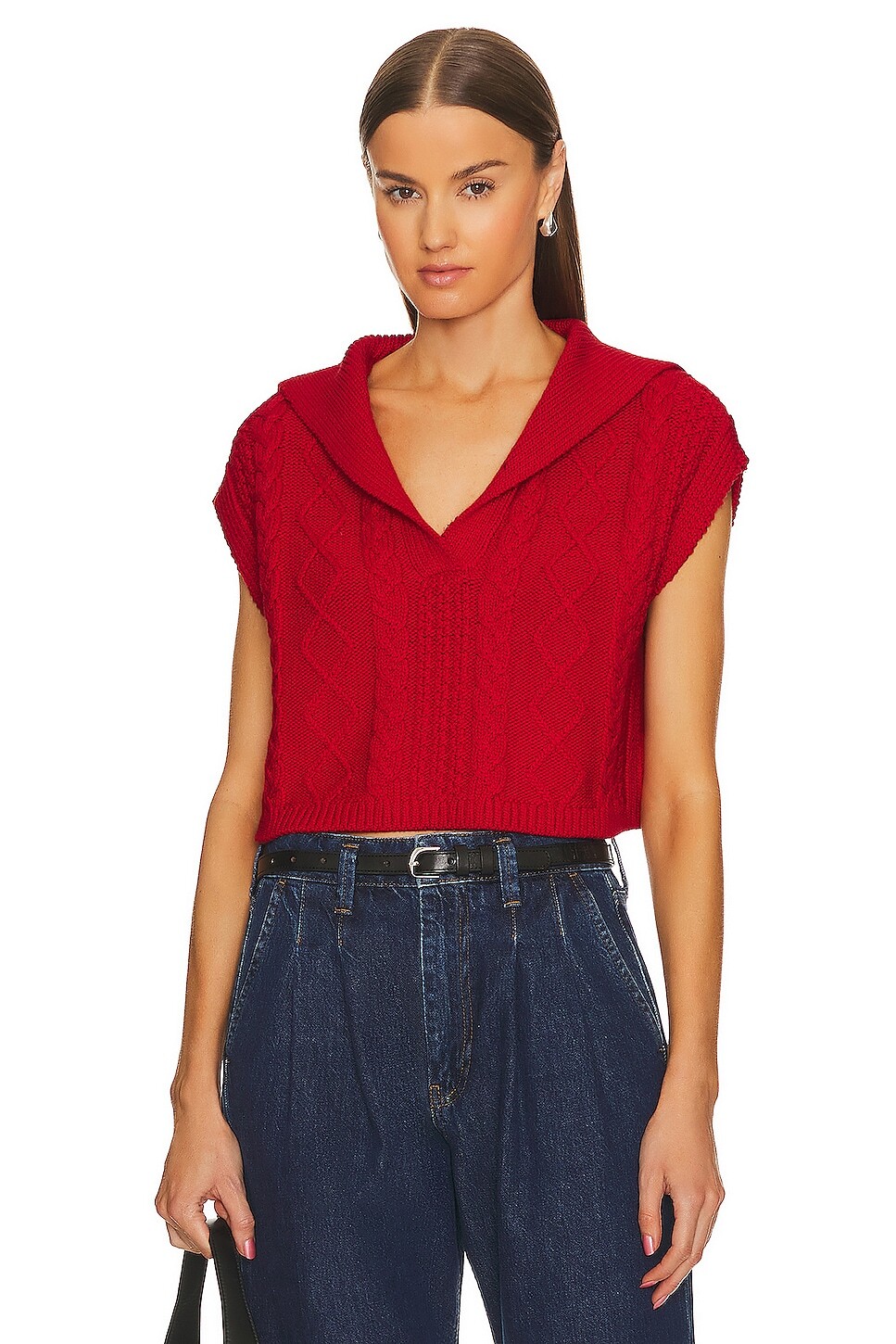 

Жилет L'Academie Zaria Knit, красный