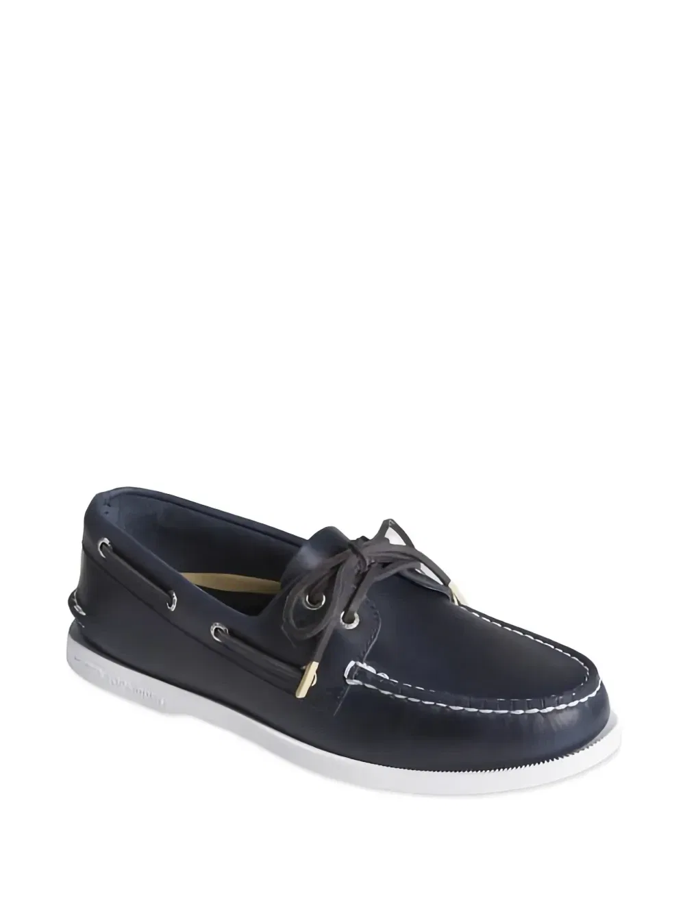 Кожаные лодочные туфли на шнуровке Sperry Top-Sider, синий — фото 2