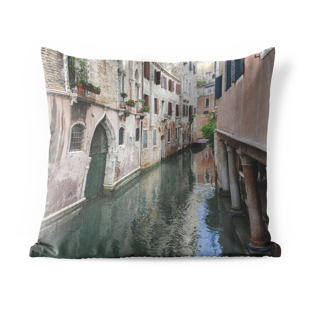 

Подушка для улицы MuchoWow - Здание в Венеции - 60x60 см - Устойчивость к атмосферным воздействиям - Подушка для отдыха - Чехлы для подушек - Декоративные чехлы для подушек - Декоративные чехлы для подушек, мультиколор