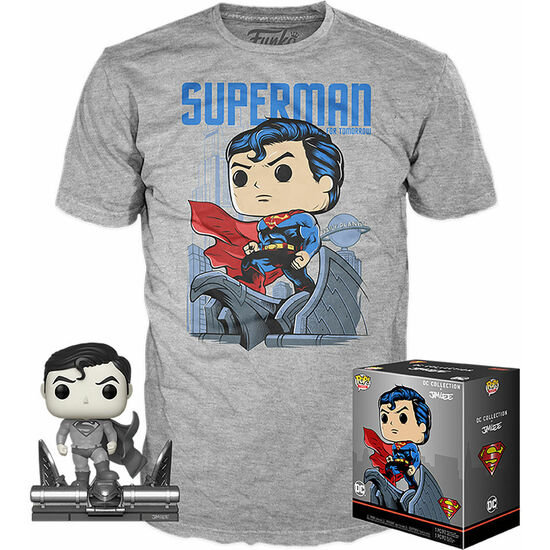 

Набор Фигурок Pop & Tee Dc Comics Джим Ли Суперман Эксклюзивно Funko POP!