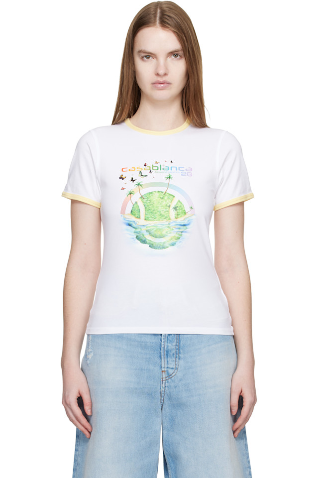 

Casablanca Футболка с коротким рукавом и длинным рукавом Beyond destiny longline ringer