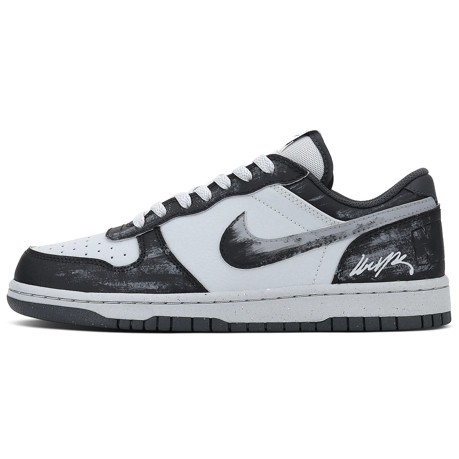 Nike Кроссовки Big Low top Skateboard Shoes мужские Black Gray