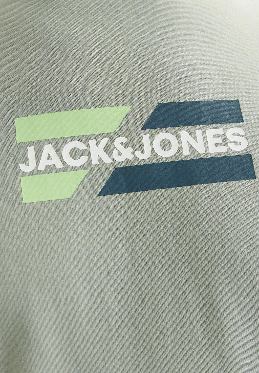 

Футболка с принтом LOGO RUNDHALS Jack & Jones, светло-зеленый