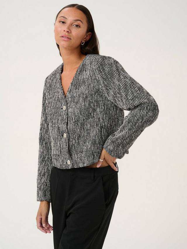 

Блейзер minella boucle KAFFE, цвет Black & White Boucle