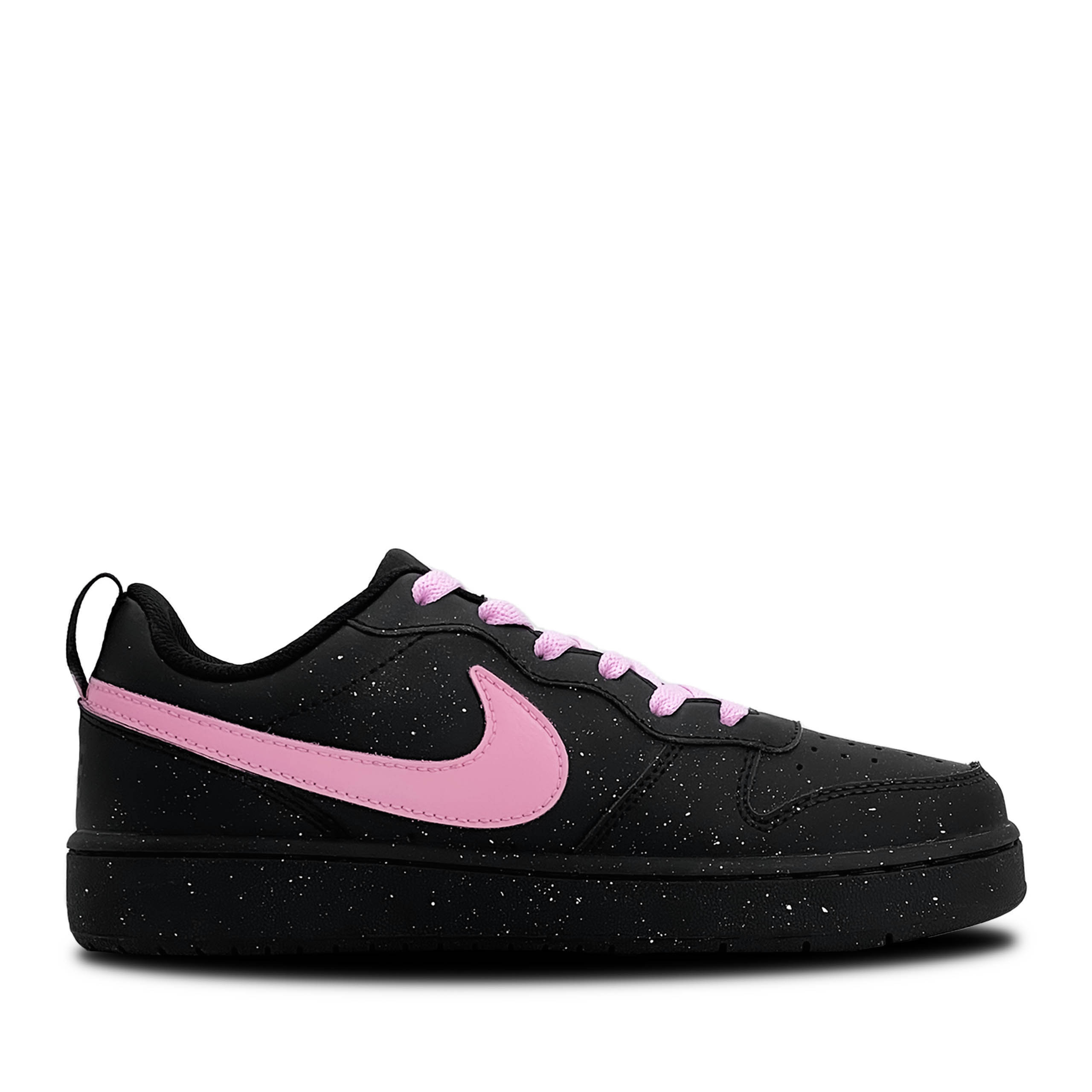 Nike Скользящие устойчивые к истиранию низкие кроссовки для скейтбординга black white pink kids — фото 3