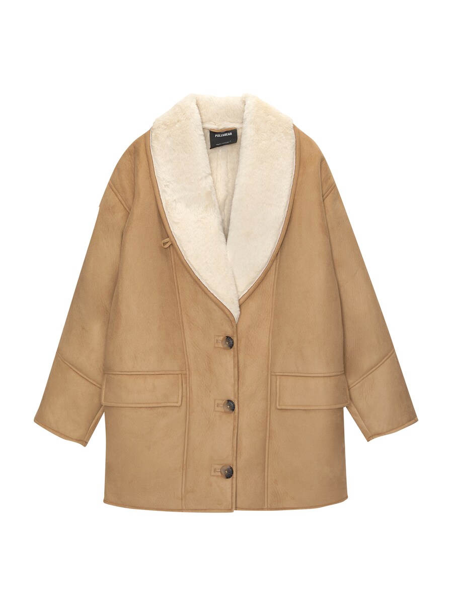 

Пальто межсезонное Pull&Bear, цвет Honey