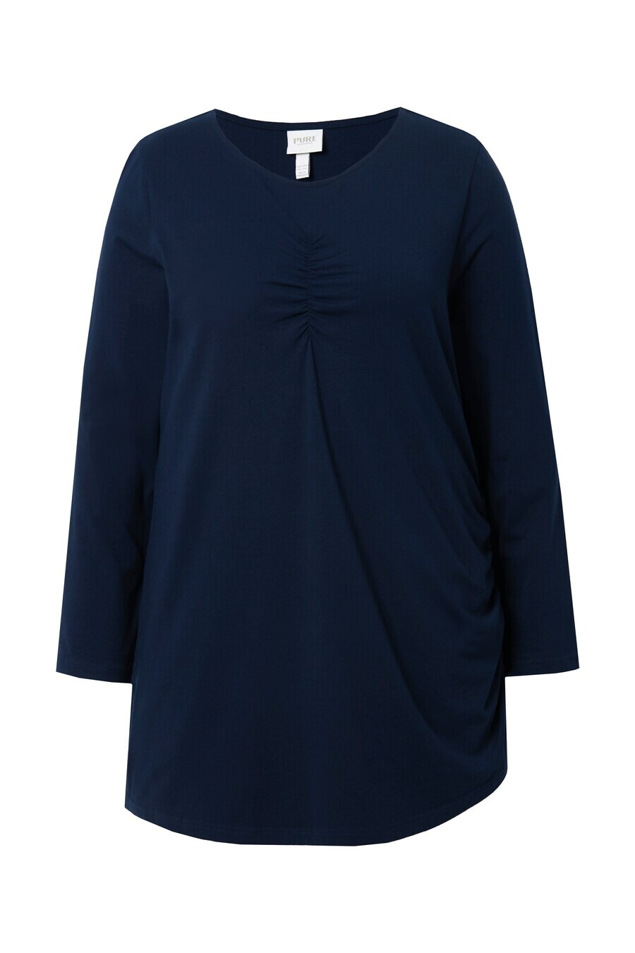 

Лонгслив Ulla Popken Shirt, морской синий