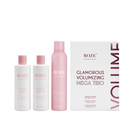 

Набор косметики для волос, 3 шт. Roze Avenue, Glamours Volumizing