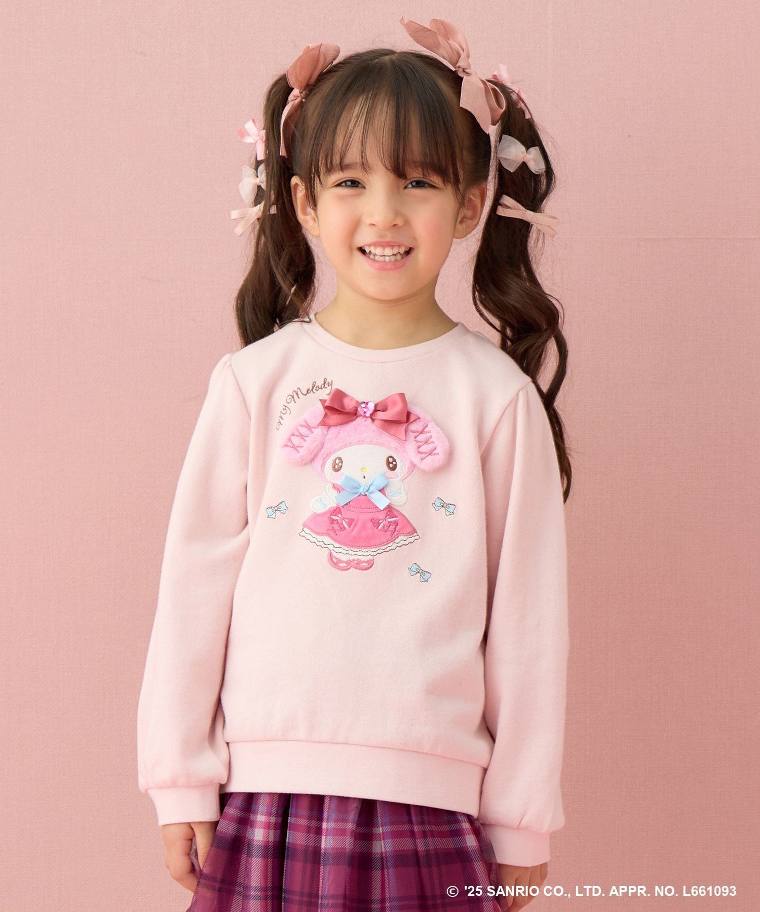 Толстовка с аппликацией ANY KIDS, Pink x My Melody [012] — фото 2