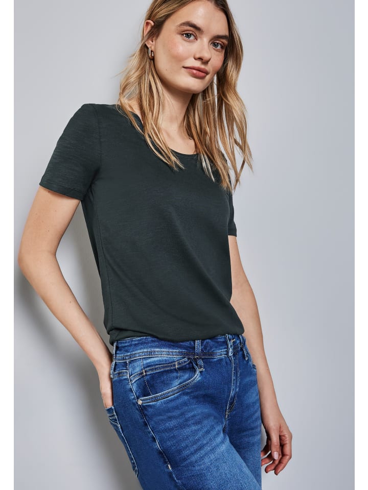 

Футболка Street One, цвет basic t-shirt 'style gerda' grün