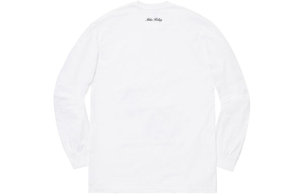 Футболка fw18 mike kelley ahhyouth ls white tee Supreme, белый — фото 2
