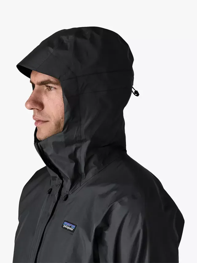Мужская дождевая куртка Torrentshell 3L Patagonia, Black — фото 4