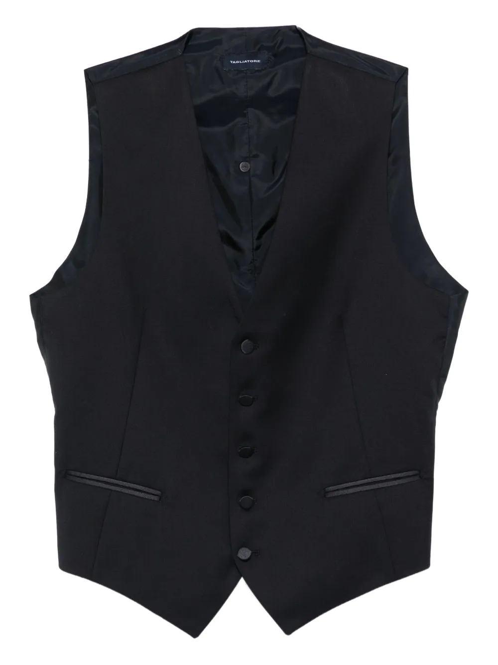 

Жилет на пуговицах Tagliatore, синий