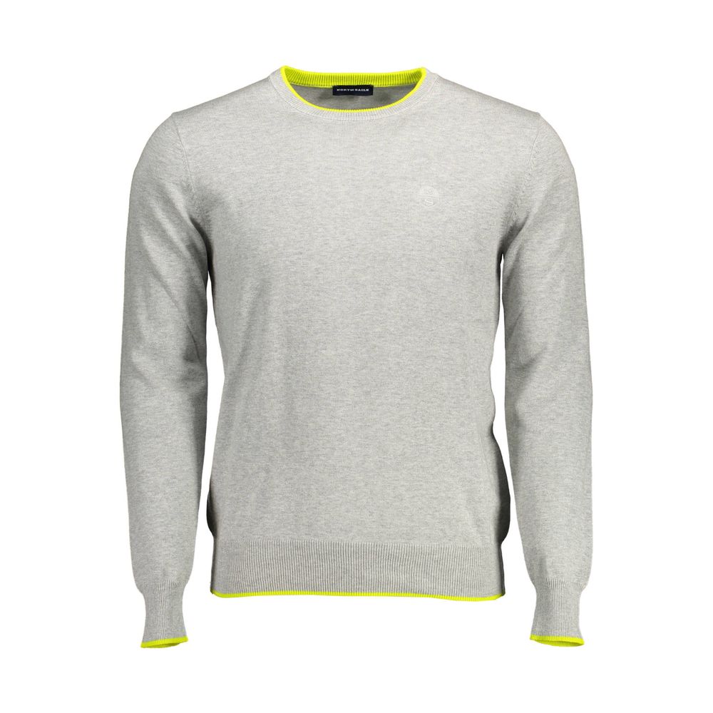 

Серый хлопковый свитер North Sails