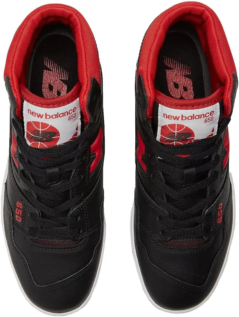Кроссовки мужская модель New Balance BB650 V1, черный/красный — фото 3