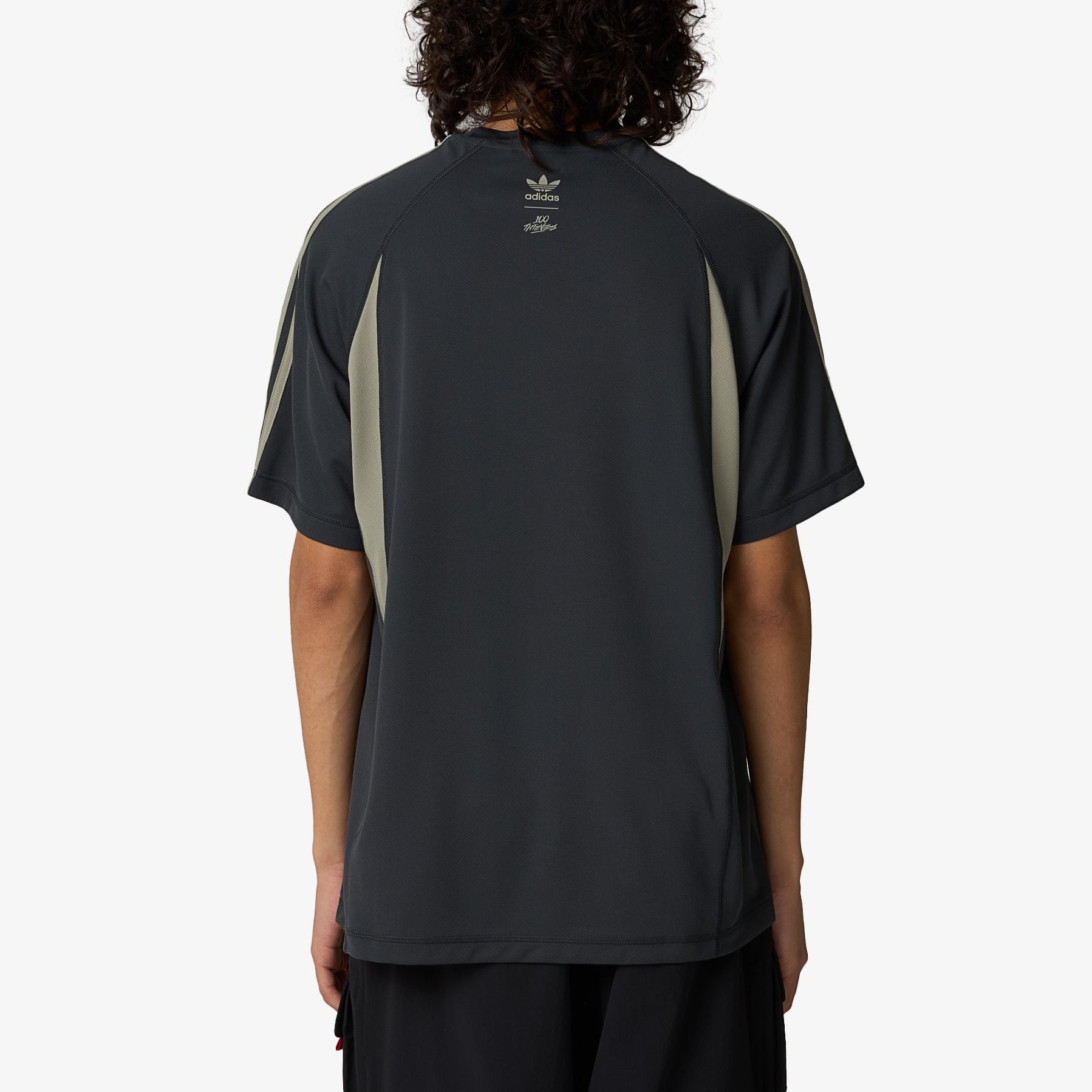 Футболка Adidas X 100 Thieves с принтом Adidas Originals, черный — фото 4