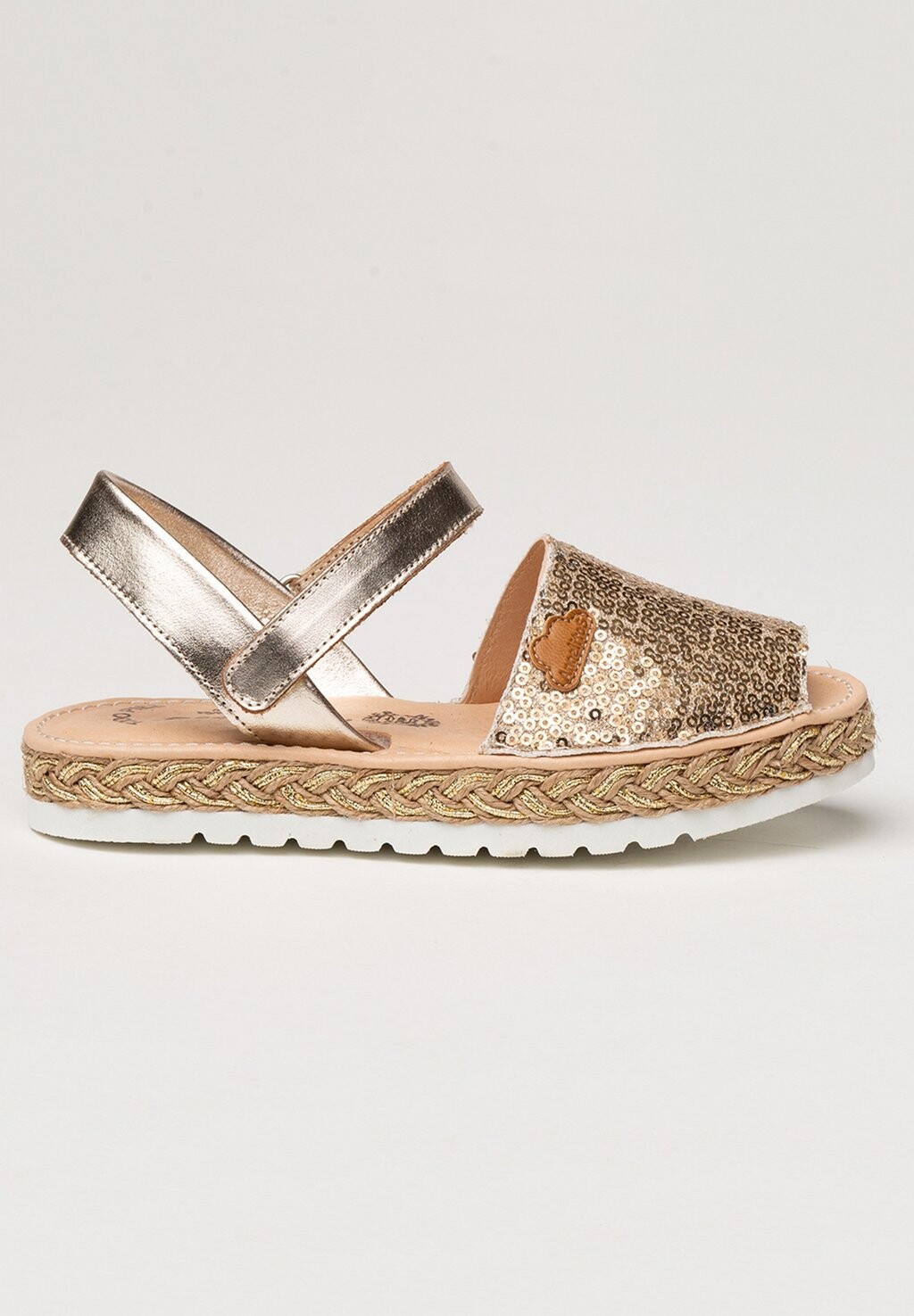 

Сандалии IBICENCA GLITTER -SEQUINS Calzados Angelitos, золотой