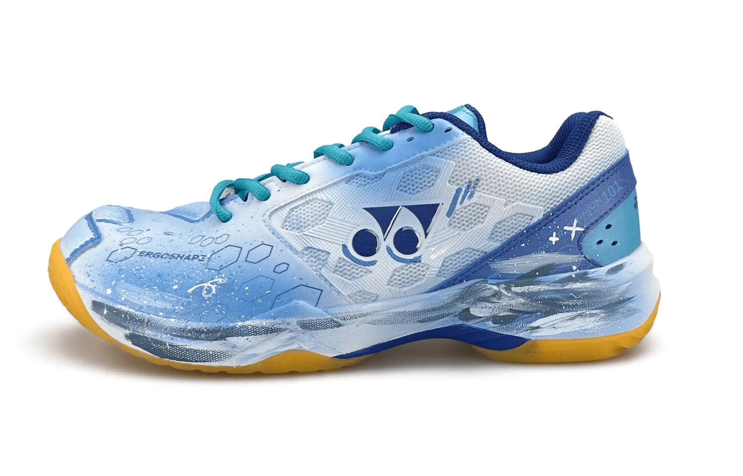 

YONEX Мужские кроссовки для бадминтона 65Z3 Slip Resistant Abrasion Resistant Low top синие