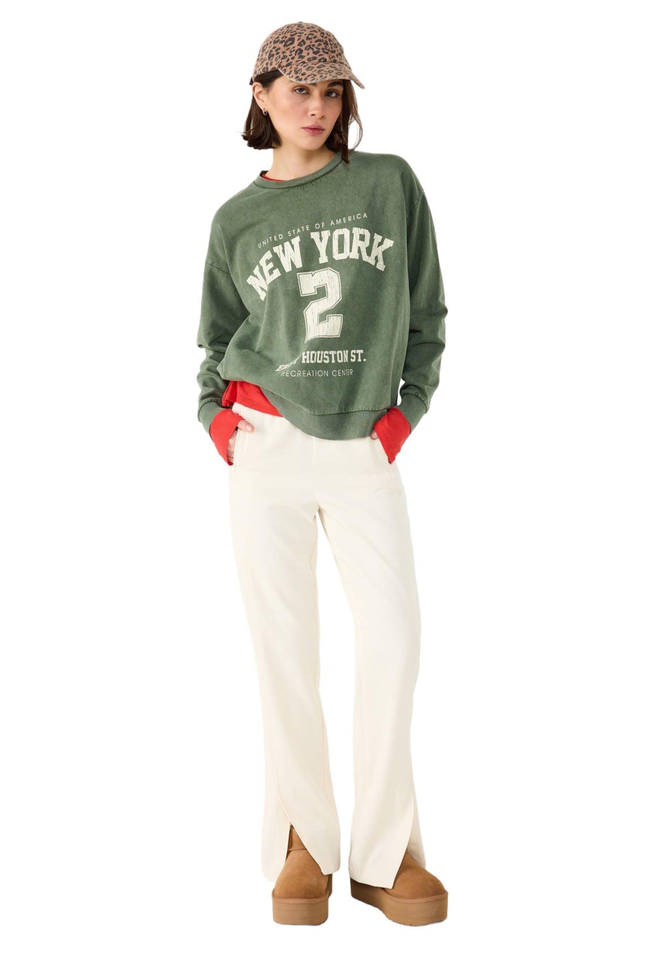 

No Matter What Свитшот в зеленом цвете