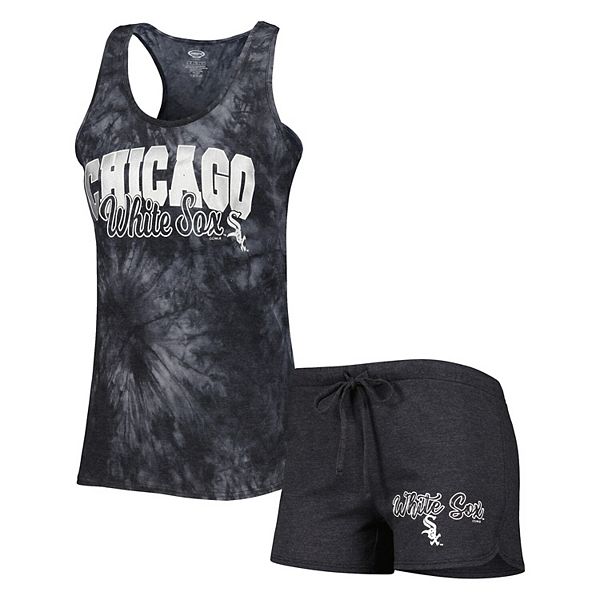 

Женский комплект для сна racerback tank & shorts concepts sport charcoal chicago white sox billboard Unbranded