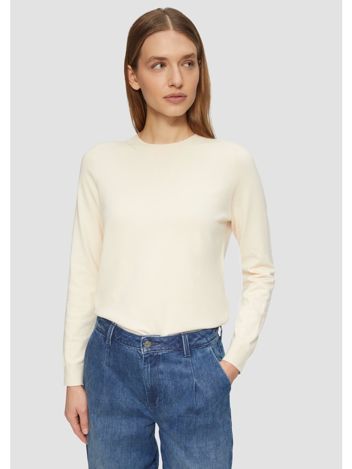 

Вязаный свитер s.Oliver, бежевый