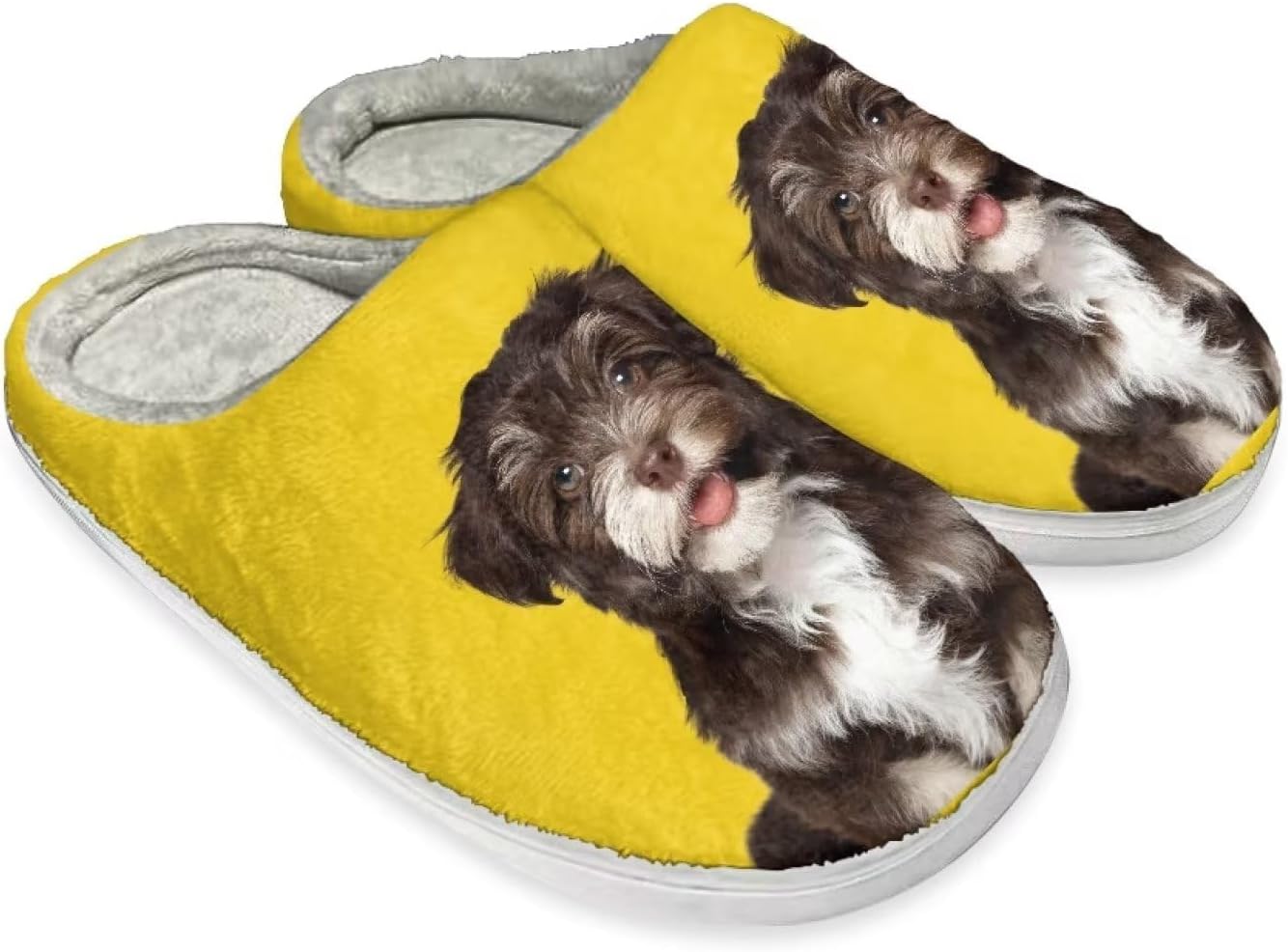 

Тапочки STUOARTE для женщин и мужчин, мягкие теплые домашние тапочки, для дома и улицы, плюшевые, с противоскользящей подошвой, на удобной подошве, желтый/коричневый