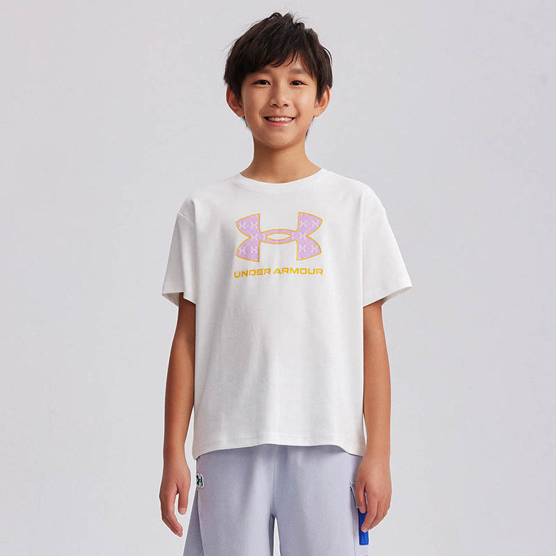 Футболка Life Collection для детей Under Armour, белый — фото 4