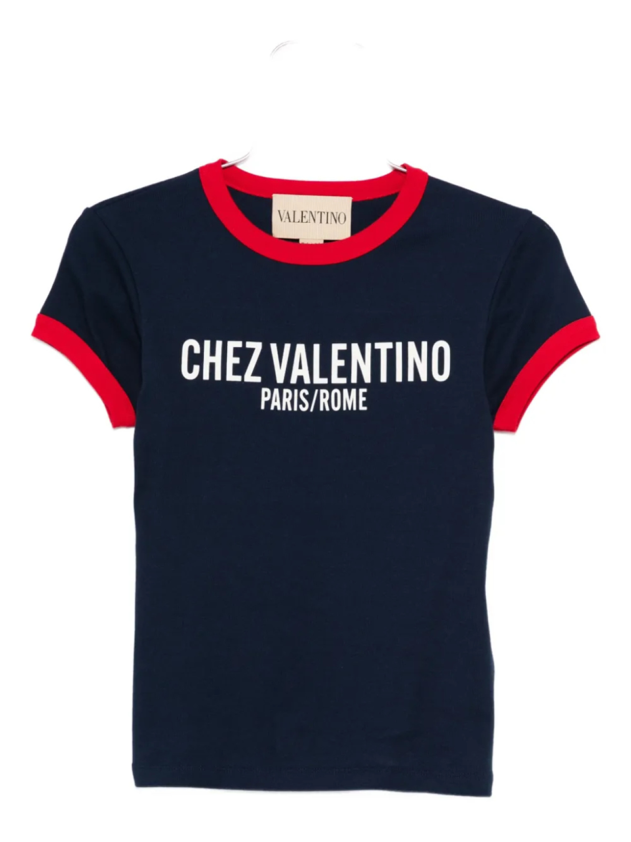 

Футболка Valentino Garavani Chez Valentino Paris с принтом «Рим», синий