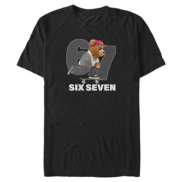 

Футболка с принтом медведя Big & tall six seven Licensed Character
